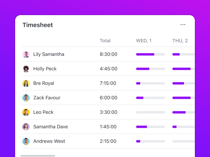 Time Tracking