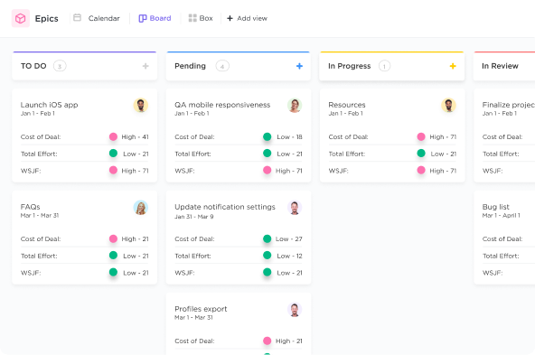 Template: Agile Scrum Management